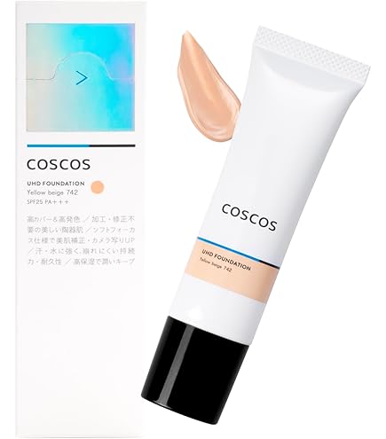 Amazon | 【 COSCOS UHDファンデーション WH01 ホワイト 】 白肌 色白